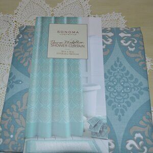 New Sonoma Tiburon Medallion Shower Curtain 70" x 72"